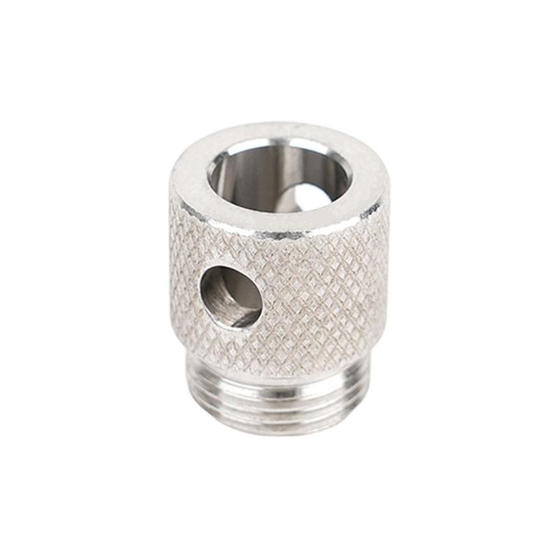 4 Piece Step Drill Sleeve Kit for Aluminum Extrusions M20 Threaded 6mm 8mm 10mm 14mm Holes 7mm Quick Release Design
