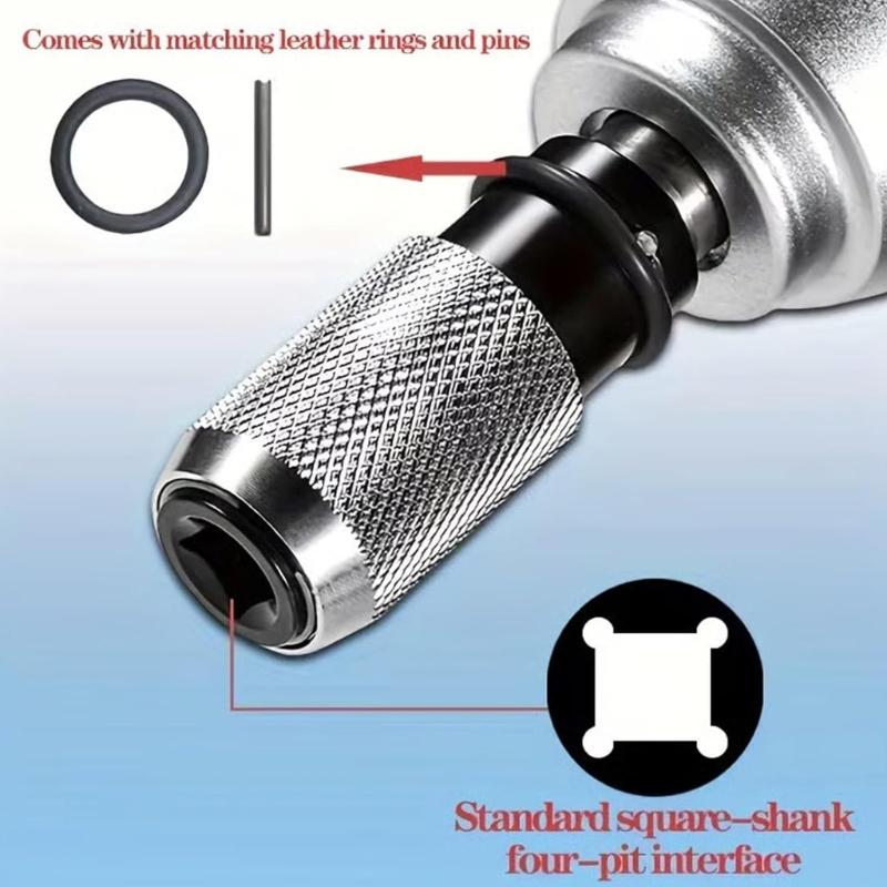 Hammer Drill Converters Impact Wrench Adapter with Leather Rings Pin Design Secure Connection Long Last Performances