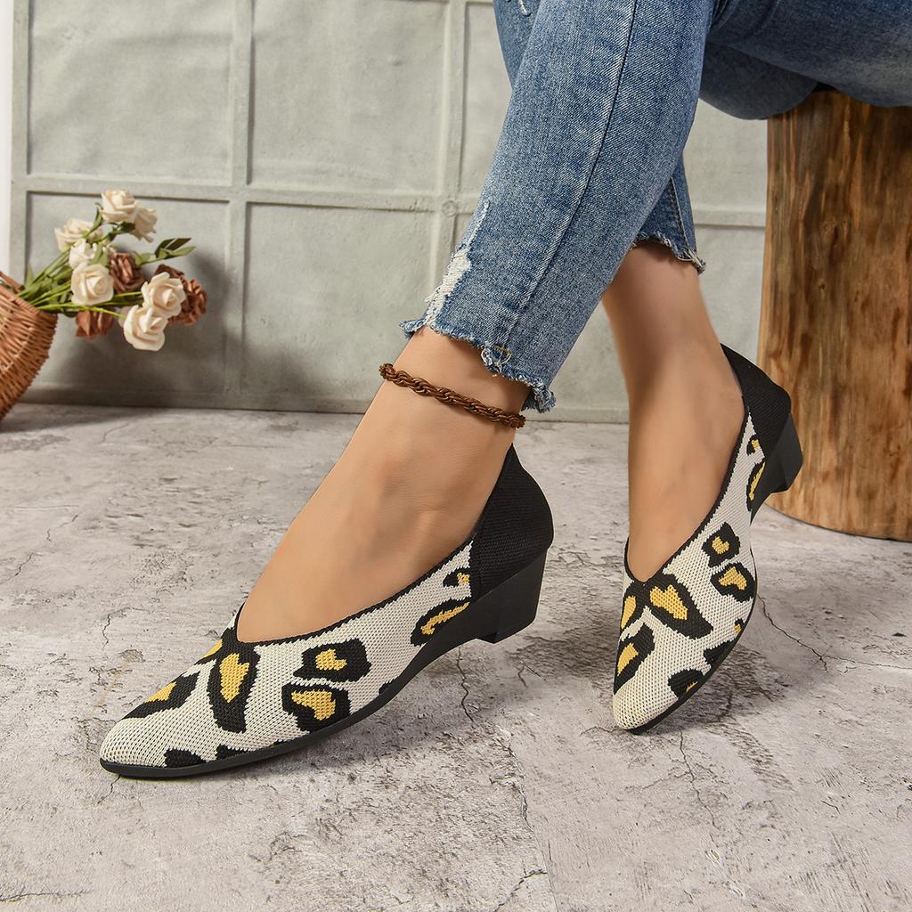 Fashion Women's Shoes 2025 Fashion Shallow Mouth Women's High Heels Fashion Leopard Print Daily Pumps Sexy Pointed Toe Pumps for Women