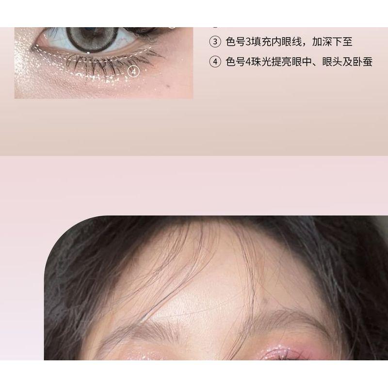 CCSHEER - Let It Be 4-Color Eyeshadow Palette - 3 Types