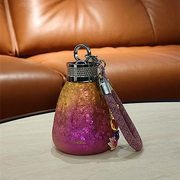 Lotus Titanium Goddess Thermos: High-Value Water Bottle with Straw 300ml