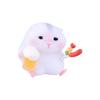 Foodie Series Gourmet Hamster Figures Flocking Mouse Hamster Clarke Figures   Dashboard Decoration