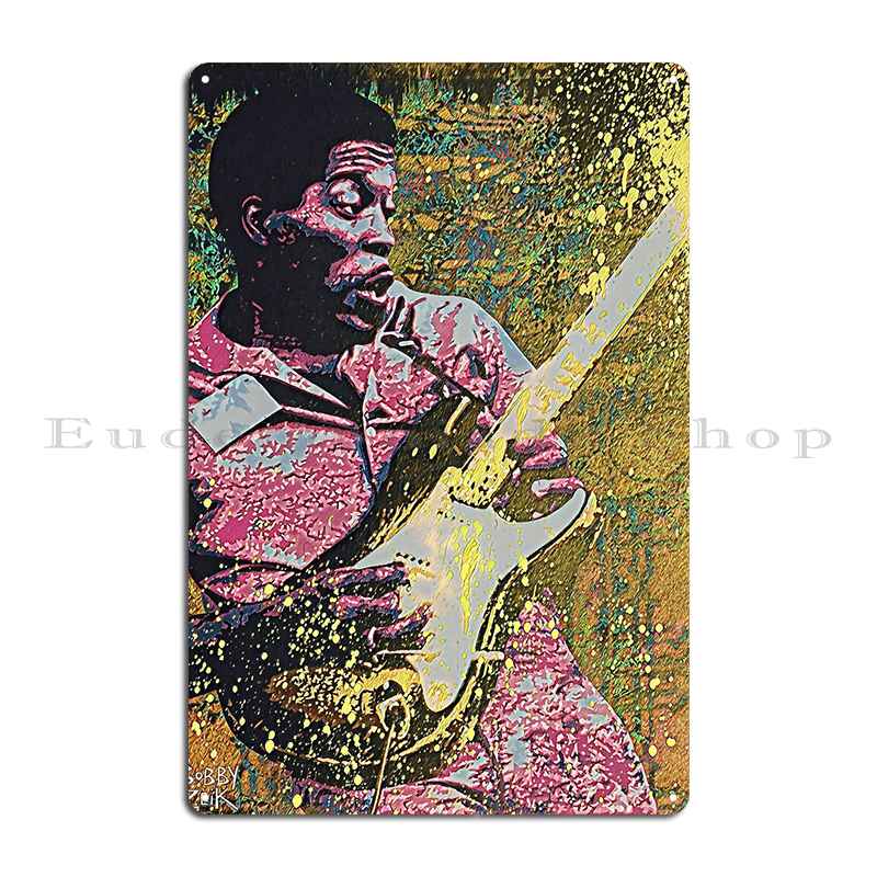 Buddy Guy der Blues Lebender Beweis Metallplakette Poster Kneipe Anpassen Wanddeko Anpassen Blechschild Poster
