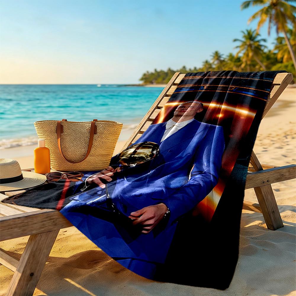 Haaland Beach Towel Soft Durable Quick-Dry Comfortable Lightweight Portable for Swimming,Beach,Camping, Travel, Beach Accessories,Gym