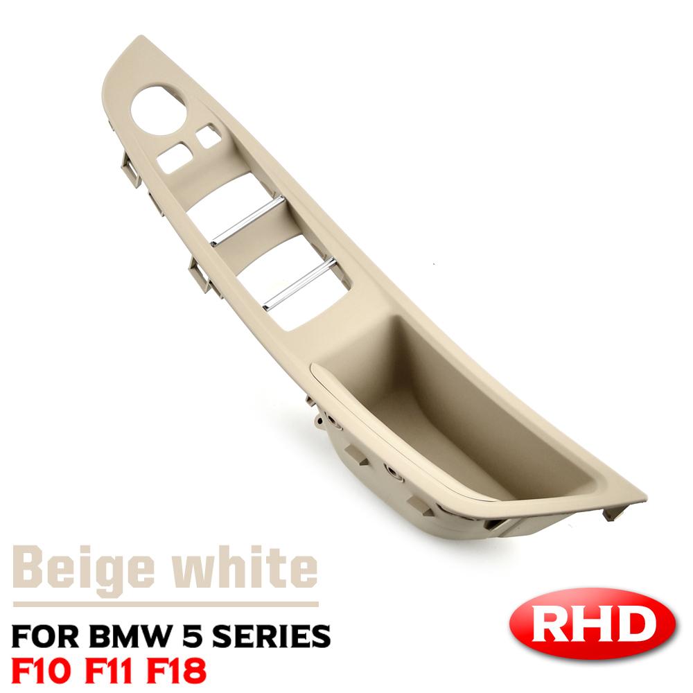 AAAQT1 RHD Right Driver Car Interior Door Handle Armrest Panel Pull Trim Cover Set For BMW 5 Series F10 F11 520i 523i 525i 528i 530i