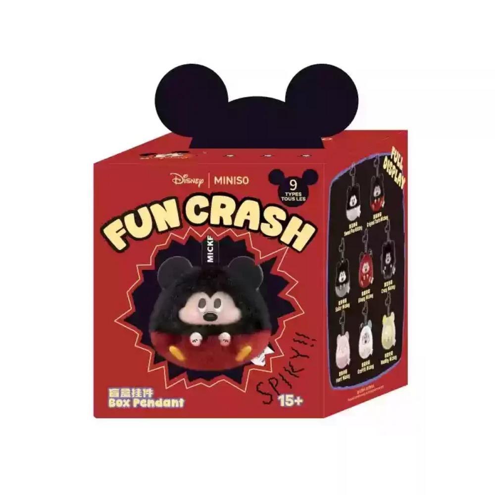 

Оригинальный кулон-сюрприз Miniso Mickey Fun Crash Series, мультяшная виниловая кукла Микки, милый кулон для сумки, игрушка-кукла, подарок для девочки