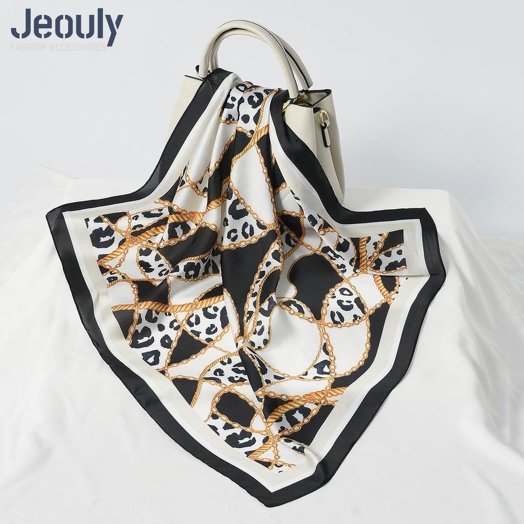 Cross-Border 70cm Silk Cashew Print Scarf - Autumn/Winter Women's Fashion Headscarf