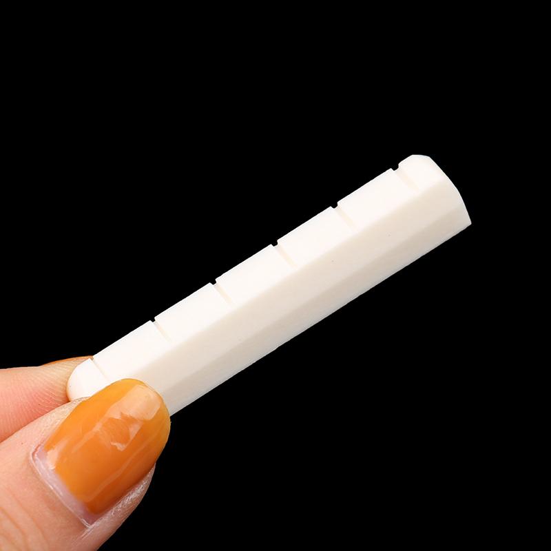 1 Bucată Piatră Os Slotată pentru Chitara Clasica 50Mm / 52.5Mm * 6Mm * 9Mm Accesorii Chitara Clasica