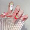 10pcs Resin Mini Cherry Strawberry Nail Art Flat Back Stone Figurines Scrapbook DIY Jewelry Decor Crafts