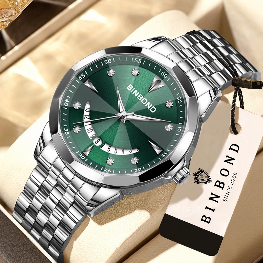 Luxury Quartz Writstwatches for Men Luminous Waterproof Auto Date Men's Watch Business Fashion Reloj