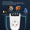 Surge Protector Digital Display Voltage Protector Socket for Home Appliance Refrigerator Air Conditioner   16A 3680W