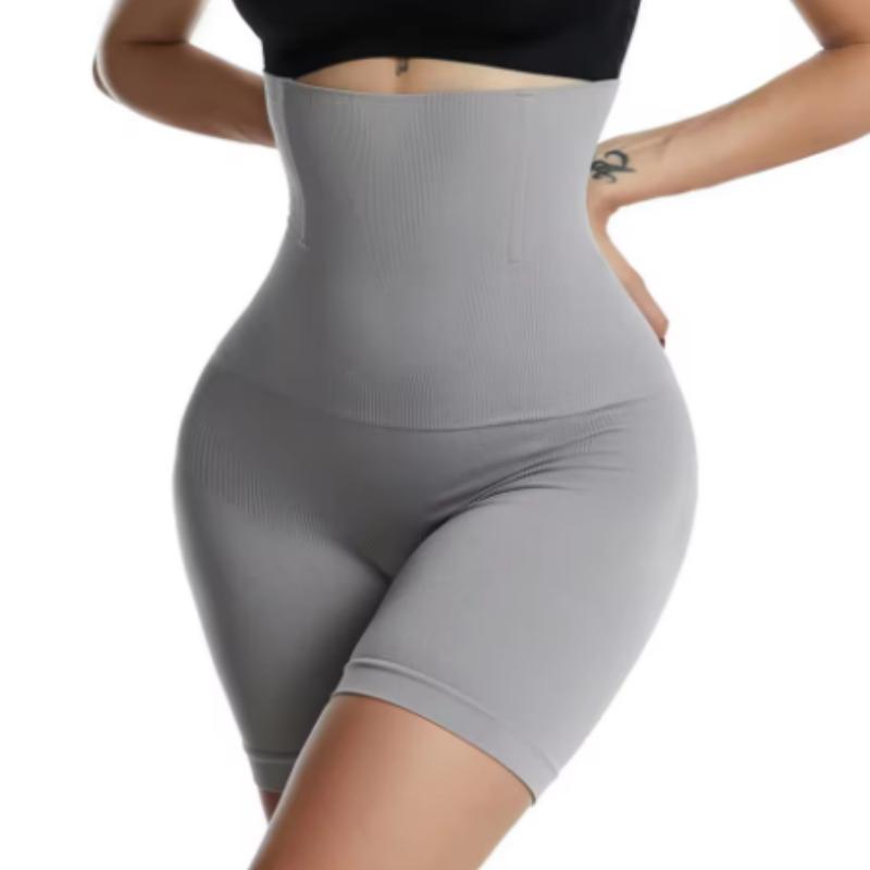 Women's High Waist Flat Angle Shaper Pants Postpartum Buttocks Lifting Body Shaping Pants Slim Shorts Waist Trainer