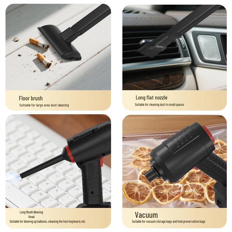 Portable Mini Wireless Car Vacuum Cleaner with Ultra-Powerful Suction