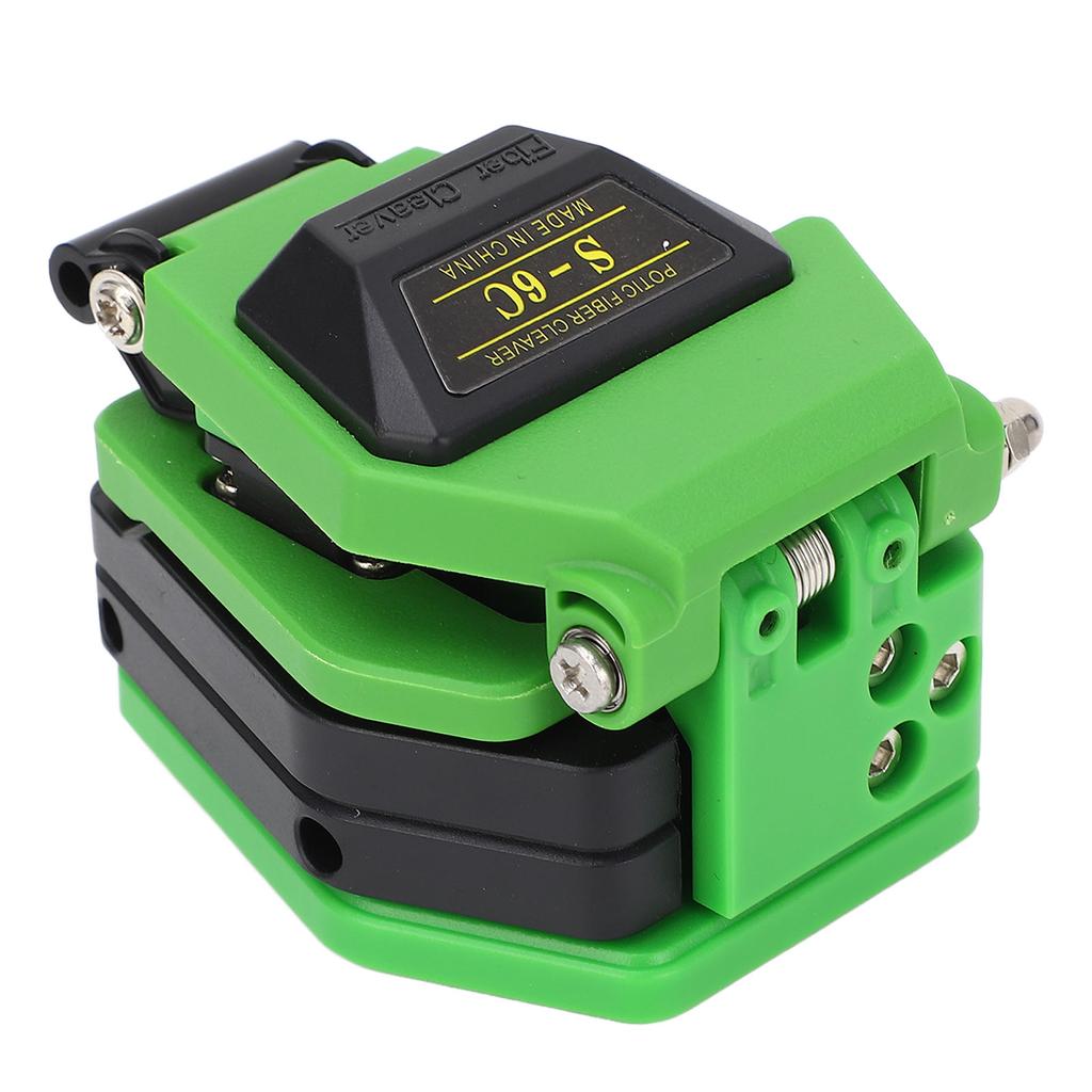 Fiber Cleaver 16 Cleaving Spots 48000 Cleaves Hot Melting Cold Connection Fiber Optic Cutter for 0.2