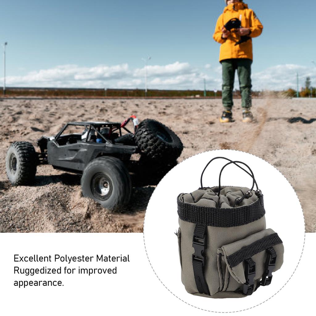RC Car Luggage Bag 1/8 1/10 Simulation Polyester Easy Using Miniature Decoration RC Luggage Backpack RC Climbing Car Luggage Bag