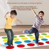 Family Party Twister Mat Game, Body Twisting Interactive Group Activity For Kids Adults, Indoor/Outdoor Sports Fun Toy