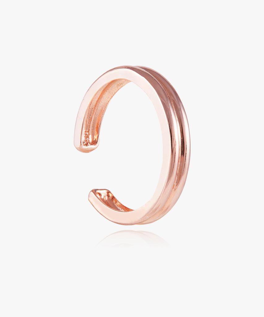 Helene Jewelry 14K Basic Ring Gold Ear Cuff