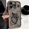 Heart Pattern Matte TPU Case Shell For iPhone 16 Pro Max 15 Pro 14 13 12 11 XS XR 8 7 Lens Protection Shockproof Soft Silicone Phone Cover