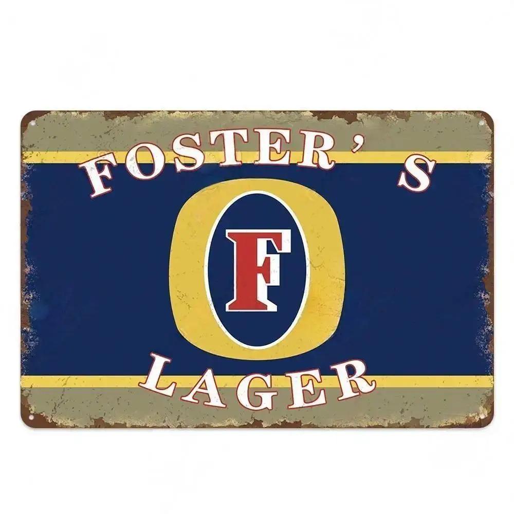 Metal Tin Poster Beer Metal Sign Decorative Plaque Retro Plate Wall Decor Bar Pub Club Man Cave Dad's Garage Workshop Poster