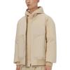 Li-Ning Kung Fu Series Solid Color Casual Down Jacket Men Outerwear Beige AYMS139-1