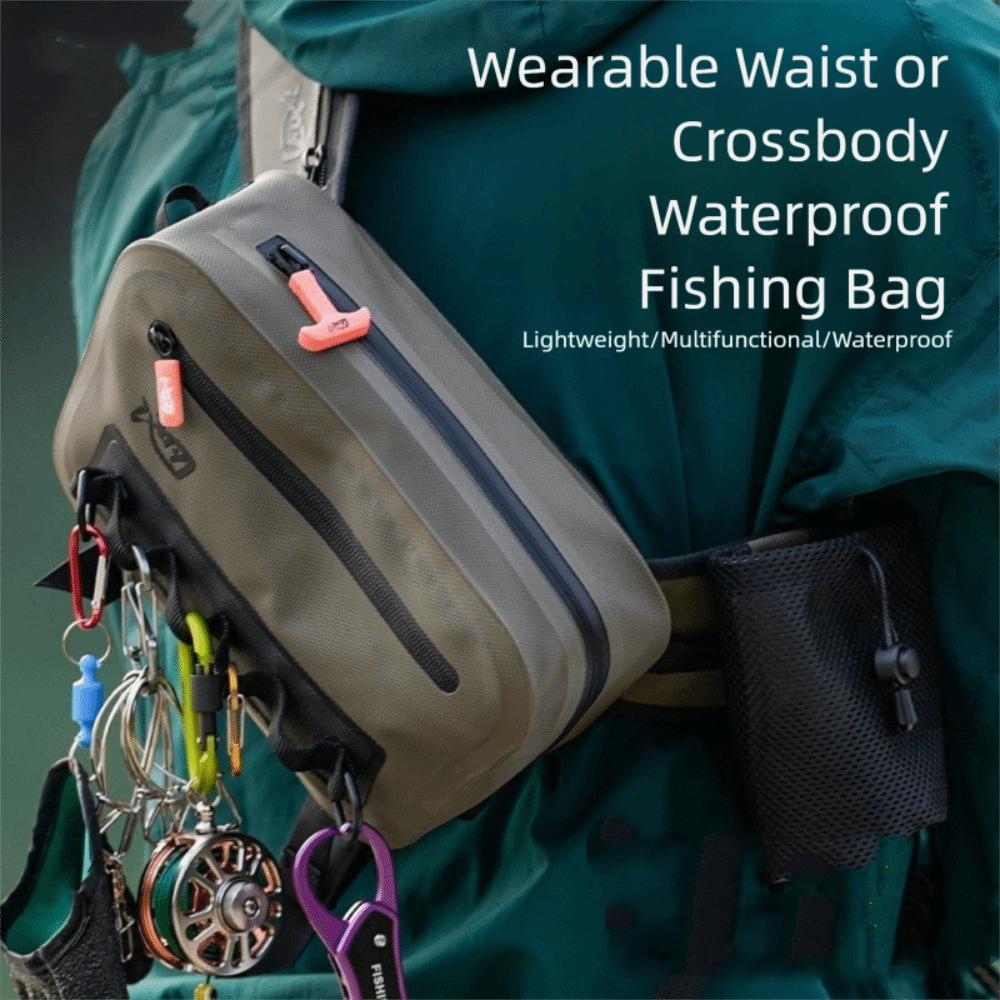 Capacity Fishing Tackle Bag Storage Accessories Fanny Pack Accessories Outdoor Waist Pack  Fishing