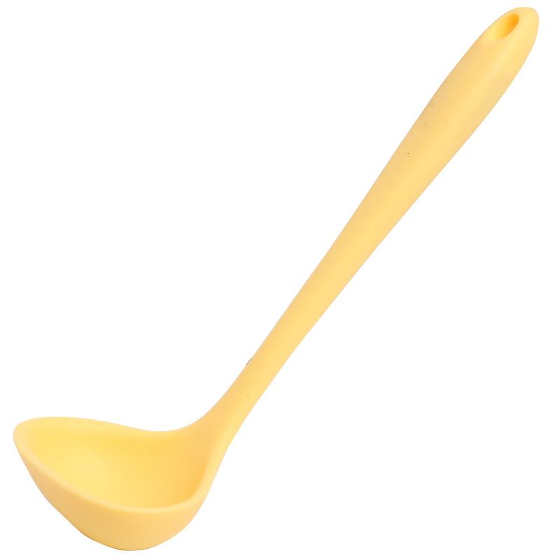 Silicone Ladle Tablespoons Kitchen Cookware Set Food Container Tourist Dishes Non-stick Pan With High Temperature Resistance