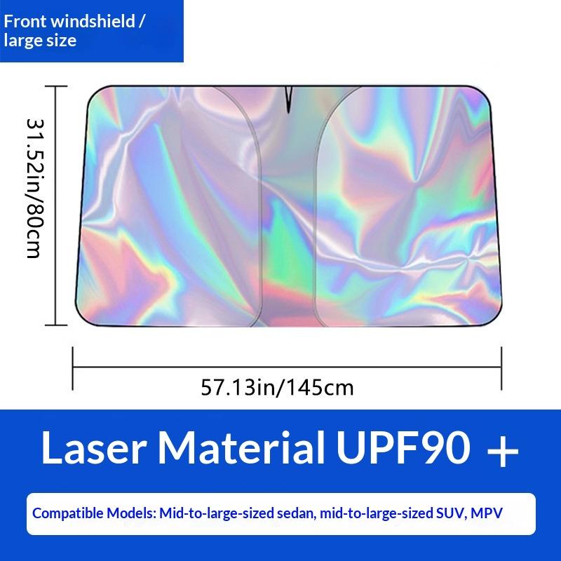 Universal Car Sunshade Windshield UV-Reflective Summer Heat Shield Car Privacy Curta Sun Shade Cooling Sun Protection Cover
