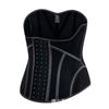 Women Latex Waist Trainer Three Rows Buckle Body Shaper Slimming Waist Cincher Belt