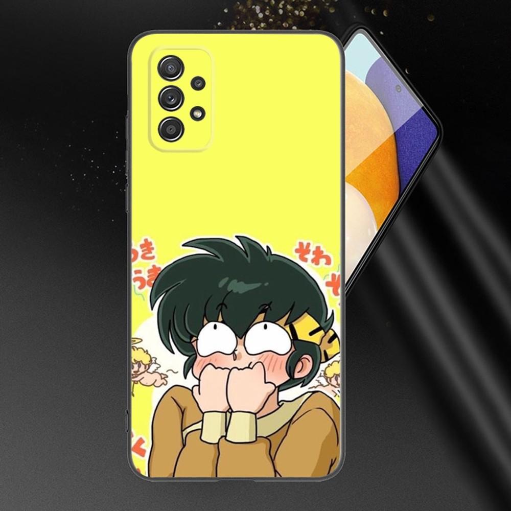 Anime R-RANMA 1 2 Phone Case For Samsung Galaxy A13,A21s,A22,A31,A32,A52,A53,A71,A80,A91 Soft Black Phone Cover