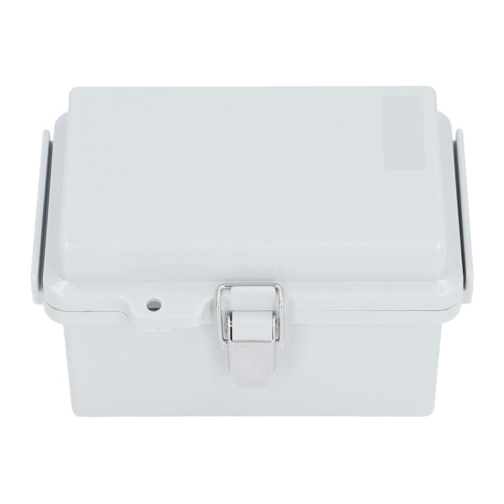 Water Proof ABS Plastic Electrical Box Heavy Duty Project Boxes with Stainless Steel Hinge for WiFi Electronics 3.9x5.9x3.5in