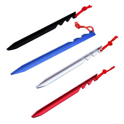 12Pz Teli Picchetti Lega di Alluminio Picchetti Tenda Picchetti Giardino Prato Picchetti Campeggio Esterno per Fissaggi Tende Teli Tende da Sole