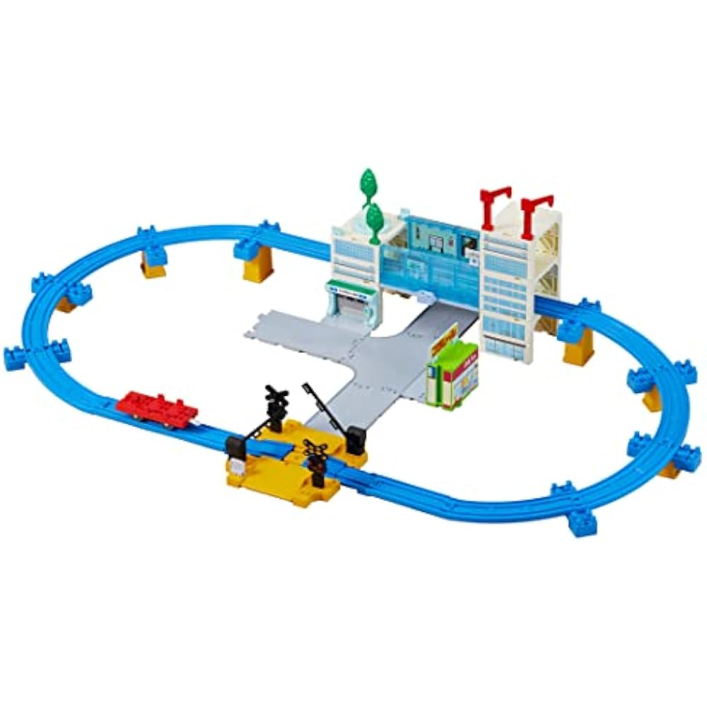 Let s build a Takara Tomy Plarail town and run it! Tomica and Plarail My Town Kit Train Toy for a...
