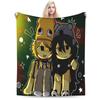 Custom 99 Nights In The Forest Blanket Survival Horror Games Plush Vintage Breathable Throw Blankets For Home Textile Decor