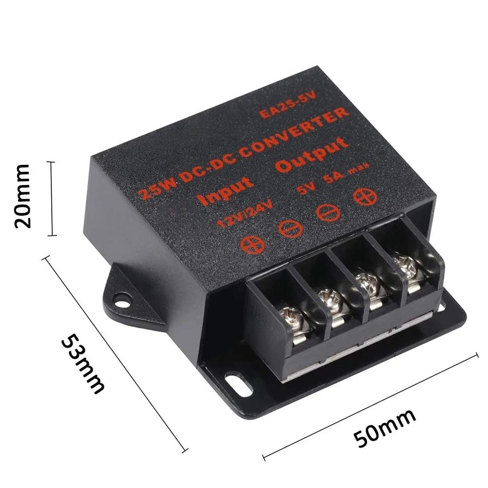 DC Converter Voltage Reducer Regulator Step Down Buck Converter Power Supply Volt Transformer Module 12V 24V To 5V 3A 5A 10A 15A