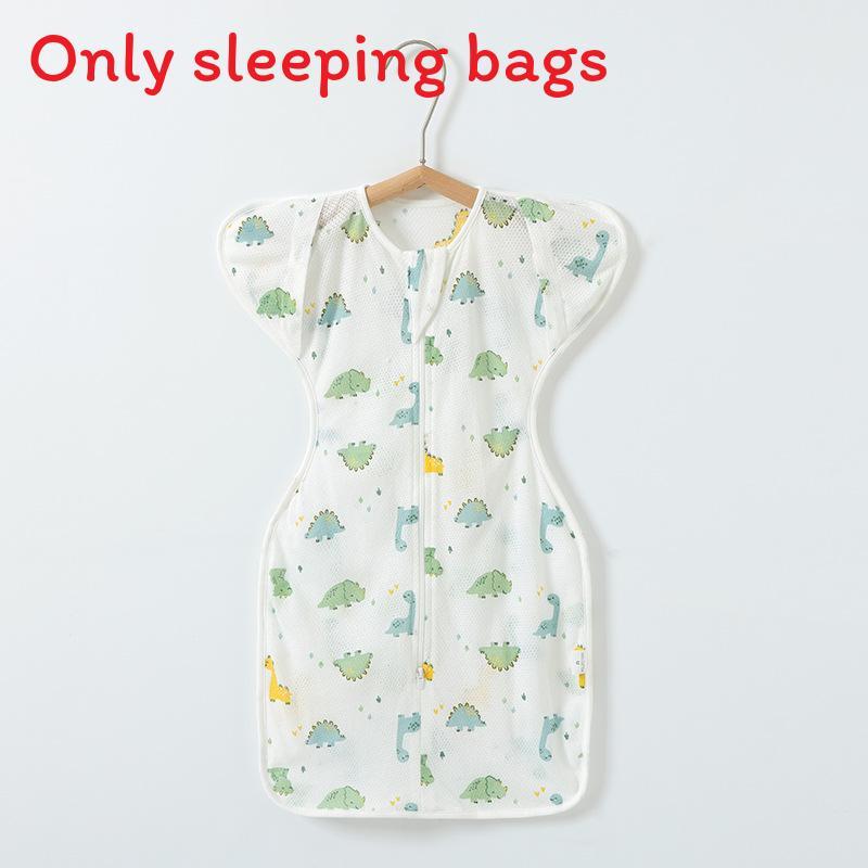 Baby Nest Sleeping Bag With Cotton Material For Newborns And Infants Safe For All Seasons Dinosaur,S