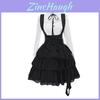 Klassisches Lolita-Kleid für Damen im Vintage-Stil mit knielanger Eleganz für Cosplay