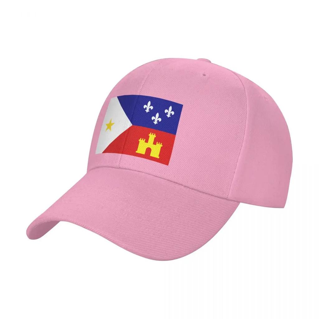 Flag of Acadiana Baseball Cap Luxury Brand Bobble Hat derby hat Boy Child Womens