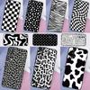 Black and White Dalmatian Cow Zebra Case For Huawei P40 P30 P20 Lite P50 Mate 20 Pro P Smart 2021 Nova 5T Honor 70 50 X8 X9
