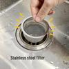 Stainless Steel Kitchen Sink Filter with Lifting Basket Strainer for Clog Prevention