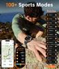 New Military 1000mAh Battery Smart Watch HD AMOLED Screen GPS track 10ATM Waterproof Compass BT Call Sports Smartwatch Men
