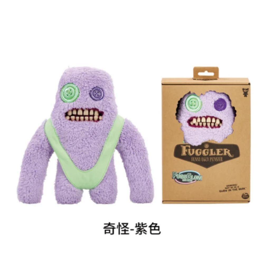 Fuggler Big Teeth Plush Toy Funny Ugly Monster Fugguler Series Rabbit Screech Wide Eyed Weirdo Plush Peluche Birthday Gifts 9"