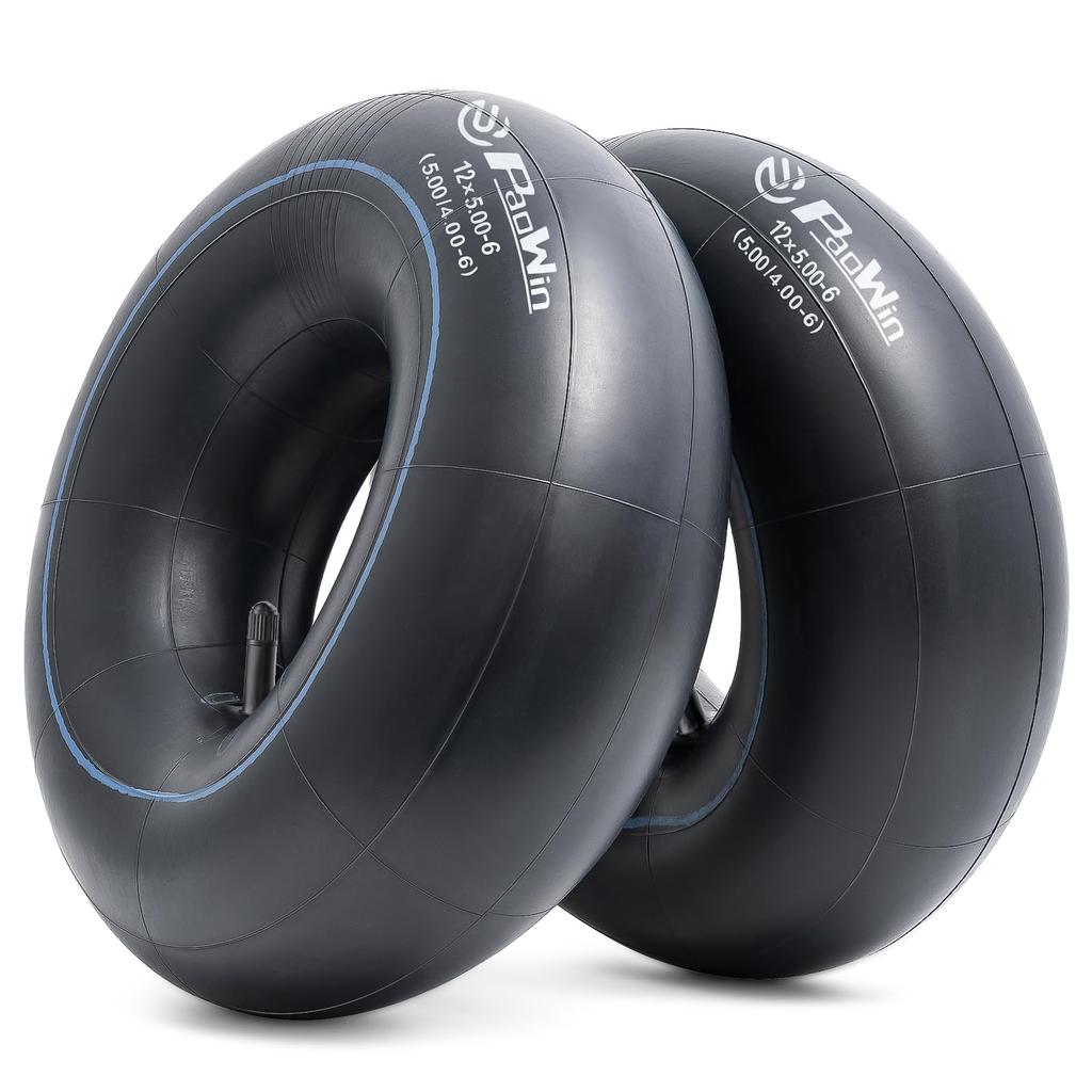 PaoWin Dekkslanger med TR13 Gressklipper Gressklipper Håndvogn Jordfreserslanger 2-pakning 12x5.00-6 Slanger, 12x5.00-6 Ventiler, 12x5.00-6 Slanger, 12x5.00-6 Slanger,