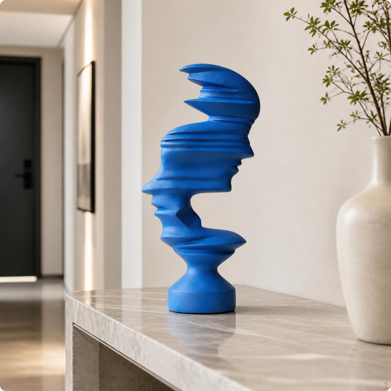 Minimalist Decorative Sculpture Modern Human Figurine