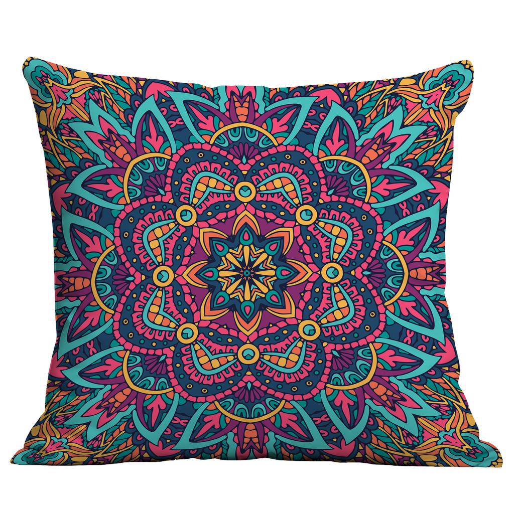 Ethnic Style Mandala Pillowcase New Style Painted Geometric Art Abstract Home Decoration Pillow Cushion Cover