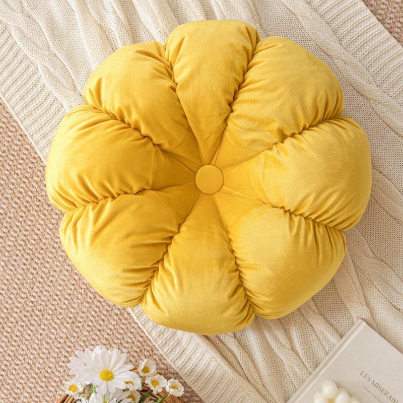 Dopamine-style Internet Celebrity Eight-petal Sofa Pillow Cushion Ins Bay Window Pillow Bedroom Balcony Decoration Cushion
