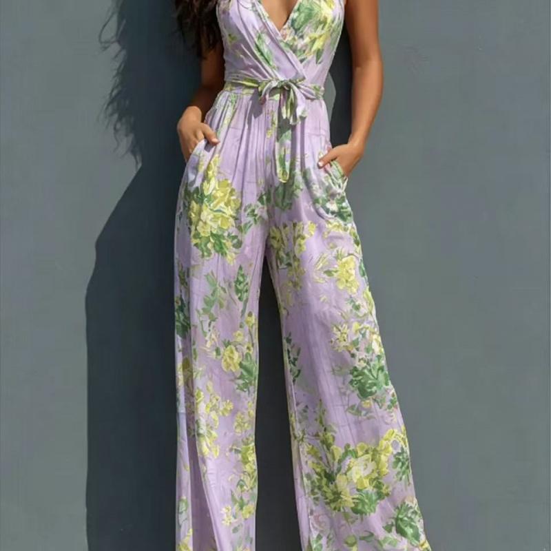 Tuta da sospensione per abbigliamento elegante da donna estivo