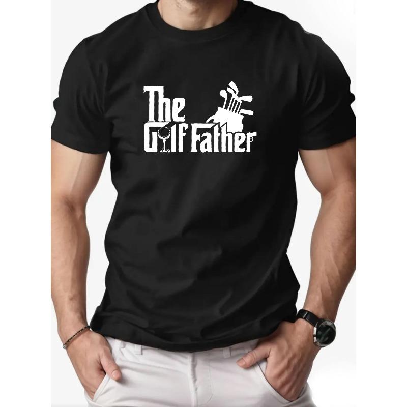 

European sizes Men s Solid Color Short Sleeve Golf T-Shirt - Breathable Summer Casual Round Neck Tee Suitable for Golfing & Casual Attire 4XL чорний
