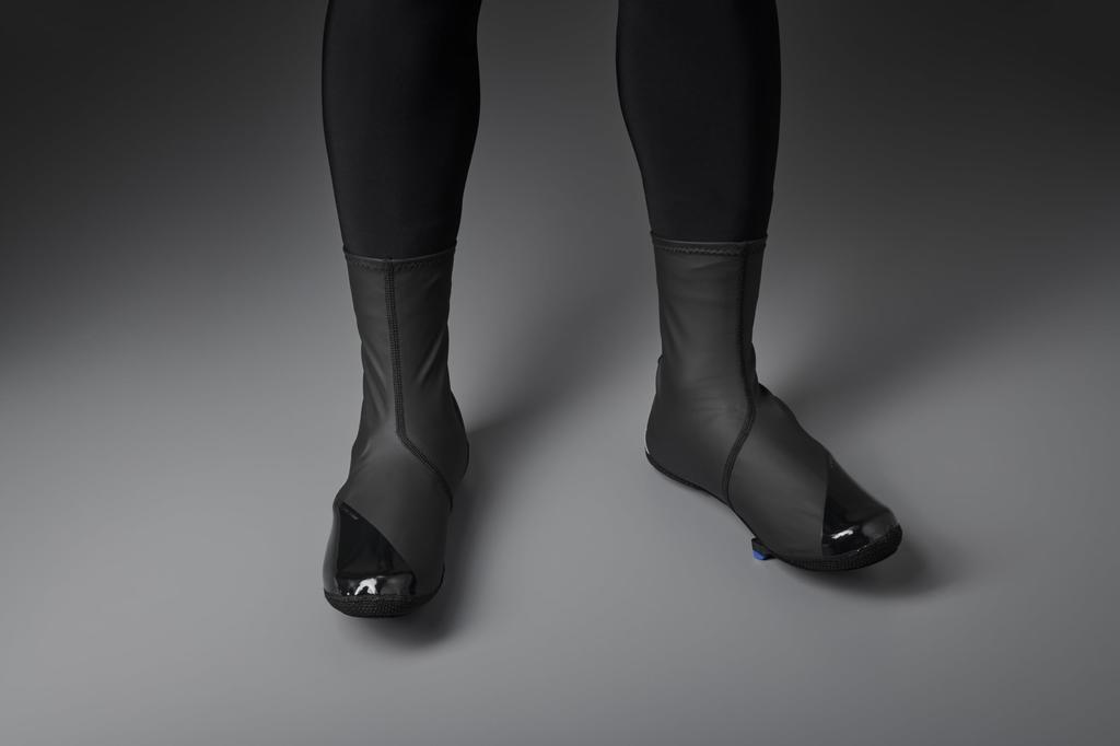2023 Model Cycling Shoe Covers DUAL H2O Shoe Covers Black L [Shimano] (Compatible Size 42-43 (26.5-27.2cm))