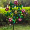 Iron Windmill Outdoor Garden Villa Metal Ground Plug Crafts Flower Insert Decoration Ornament
