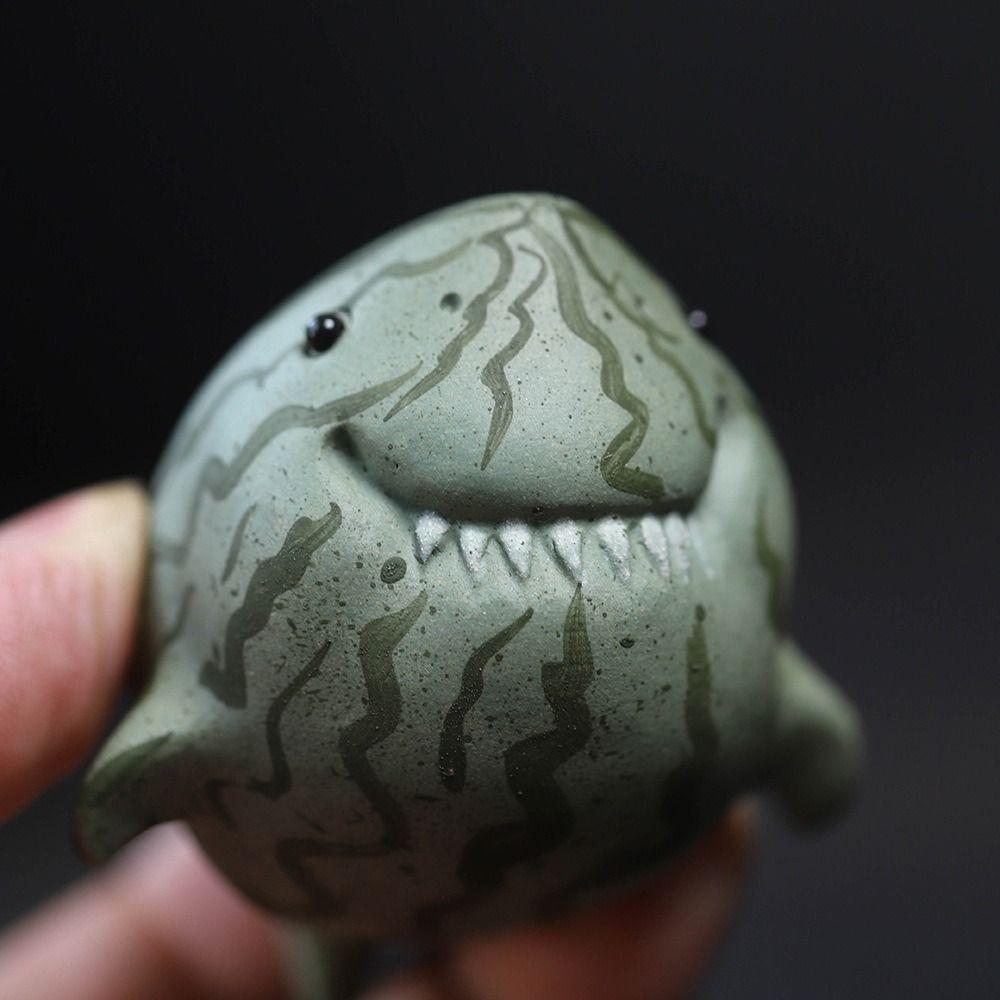 Cute Tea Play Figurine Toy Handmade Miniatures Sculpture Tea Ceremony Accessories Tea Statue  Gift